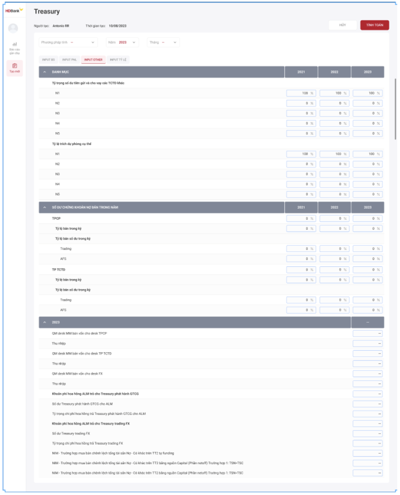 ALM Banking System